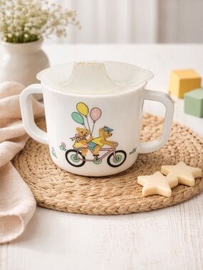 Vintage Plastic Toddler Sippy Cup